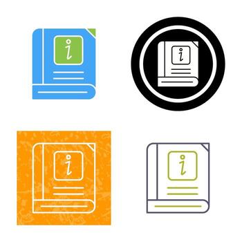 icono de vector de información