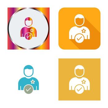 icono de vector de candidato