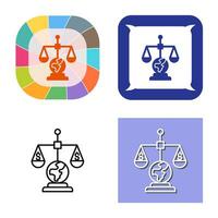 International Law Vector Icon