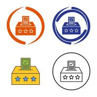 Ballot Vector Icon