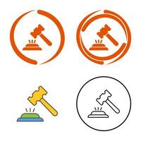 Gavel Vector Icon