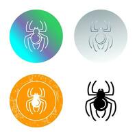 icono de vector de araña