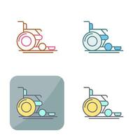 Wheel Chair Vector Icon