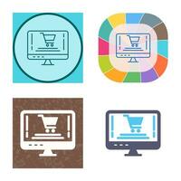 Online Shopping Vector Icon