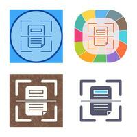 Scan Vector Icon