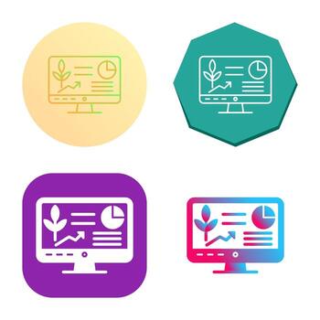 icono de vector de computadora