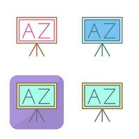 From A To Z Vector Icon