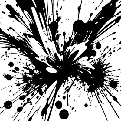 Spray paint graffiti and ink splashes. Abstract background. Ink stain.