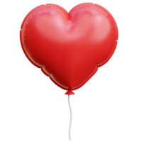 Heart Balloon 3D Icon Illustrations png