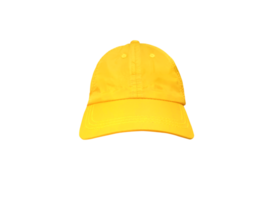 amarillo béisbol gorra aislado png transparente