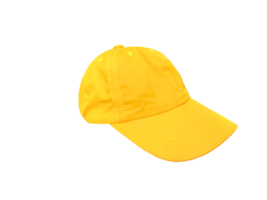 amarillo béisbol gorra aislado png transparente
