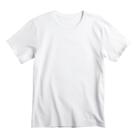 White cotton shirt isolated on transparent background png