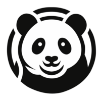 das Panda Logo ist einfach und elegant png