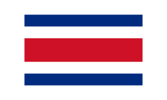 costa rica nacional bandera en original proporción transparente png