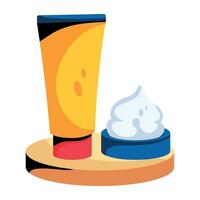 Trendy Foam Cleanser vector