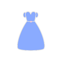 wedding dress illustration design png