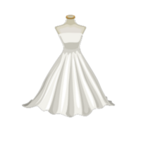 wedding dress illustration design png