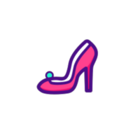 hoog hielden schoenen illustratie ontwerp png