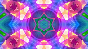 Abstract kaleidoscope background. Beautiful kaleidoscope seamless pattern. Multicolor mosaic texture. Seamless kaleidoscope texture. Unique kaleidoscope design photo