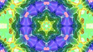 Abstract kaleidoscope background. Beautiful kaleidoscope seamless pattern. Multicolor mosaic texture. Seamless kaleidoscope texture. Unique kaleidoscope design photo