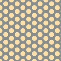 modern simple abstract prihistoric cream color big polka dot pattern on grey color background vector