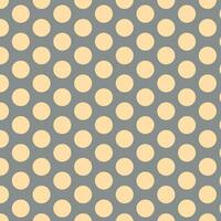 modern simple abstract prihistoric cream color big polka dot pattern on grey color background vector