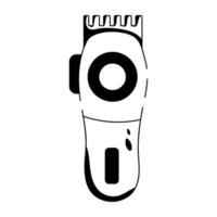 Trendy Beard Trimmer vector