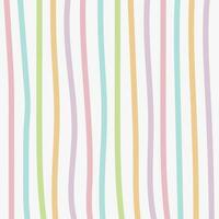 Pastel stripe pattern, colorful stripes seamless background, Hand drawn brush strokes. vector