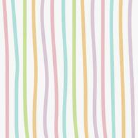 Pastel stripe pattern, colorful stripes seamless background, Hand drawn brush strokes. vector