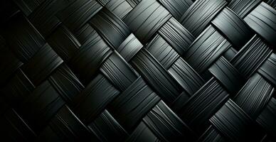 Abstract black background, straight lines lighting - AI generated image photo