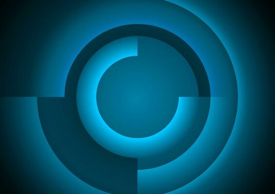 Hi-tech abstract futuristic background with circles