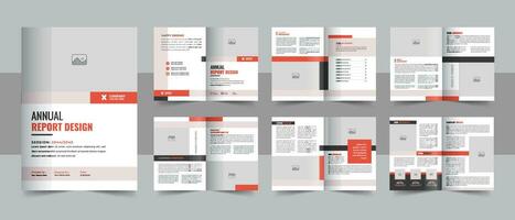 Business Brochure template or annual report layout design for company profile and corporate brochure design vector