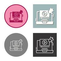 Video Marketing Vector Icon