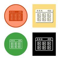 Online Course Vector Icon