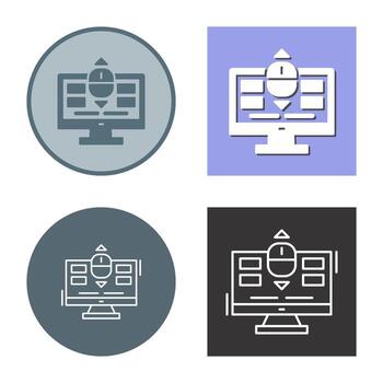 icono de vector de desplazamiento