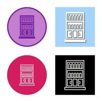 Book Shelf Vector Icon