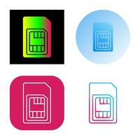 Sim Card Vector Icon