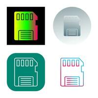 Memory Card Vector Icon