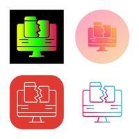 Data Loss Vector Icon