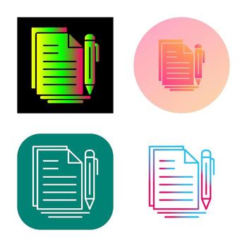 Document Vector Icon