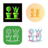 icono de vector de plantas de casa