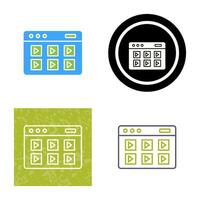 Online Course Vector Icon