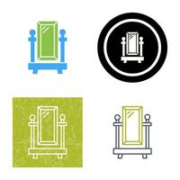 Floor Mirror Vector Icon