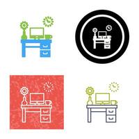 Work Table Vector Icon