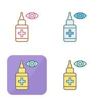 Eye Drop Vector Icon