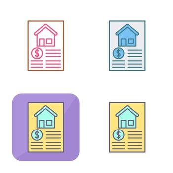 icono de vector de documento