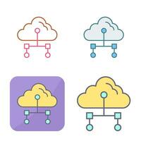 Internet Cloud Vector Icon