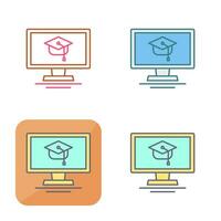 Online Course Vector Icon