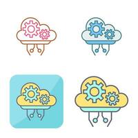 Cloud Computing Vector Icon