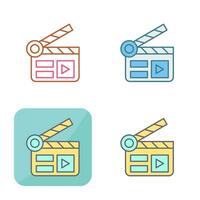 Clapper Board Vector Icon